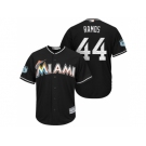 Men's Miami Marlins #44 A.J. Ramos 2017 Spring Training Cool Base Stitched MLB Jersey