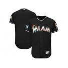 Miami Marlins Blank Black 2017 Spring Training Flexbase Authentic Collection Stitched Baseball Jersey