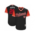 Men's 2017 Little League World Series Nationals #20 Daniel Murphy Murph Navy Jersey