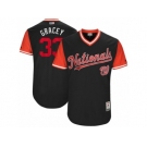 Men's 2017 Little League World Series Nationals #33 Matt Grace Gracey Navy Jersey