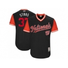 Men's 2017 Little League World Series Nationals #37 Stephen Strasburg Stras Navy Jersey