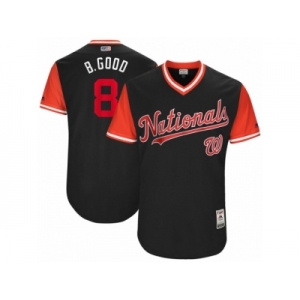 Men's 2017 Little League World Series Nationals #8 Brian Goodwin B. Good Navy Jersey