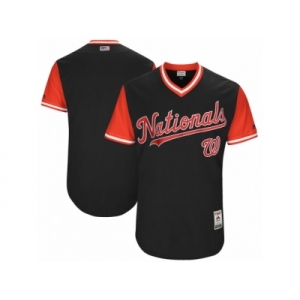 Men's 2017 Little League World Series Washington Nationals Navy Jersey