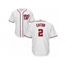 Men's Majestic Washington Nationals #2 Adam Eaton Replica White Home Cool Base MLB Jersey