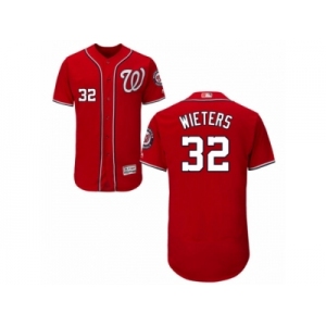 Men's Majestic Washington Nationals #32 Matt Wieters Red Flexbase Authentic Collection MLB Jersey