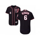 Men's Majestic Washington Nationals #6 Anthony Rendon Navy Blue Flexbase Authentic Collection MLB Jersey