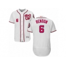 Men's Majestic Washington Nationals #6 Anthony Rendon White Flexbase Authentic Collection MLB Jersey