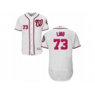 Men's Majestic Washington Nationals #73 Adam Lind White Flexbase Authentic Collection MLB Jersey