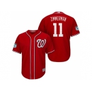 Men's Washington Nationals #11 Ryan Zimmerman 2017 Spring Training Cool Base Stitched MLB Jersey
