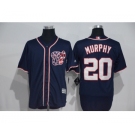Men's Washington Nationals #20 Daniel Murphy Majestic Blue Cool Base Player Jersey
