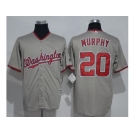Washington Nationals #20 Daniel Murphy Grey New Cool Base Stitched MLB Jersey