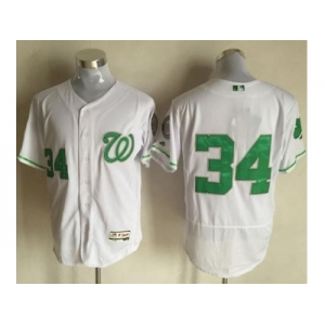 Washington Nationals #34 Bryce Harper White Celtic Flexbase Authentic Collection Stitched Baseball Jersey