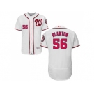 Washington Nationals #56 Joe Blanton White Flexbase Authentic Collection Stitched MLB Jersey