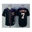 Washington Nationals #7 Trea Turner Navy Blue New Cool Base Stitched MLB Jersey