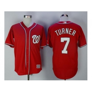 Washington Nationals #7 Trea Turner Red New Cool Base Stitched MLB Jersey