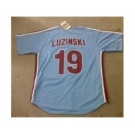 mlb jerseys montreal expos #19 luzinski blue