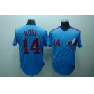 mlb montreal expos  #14 rose m&n  blue