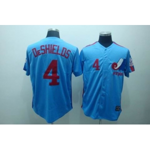 mlb montreal expos #4 deshields m&n blue
