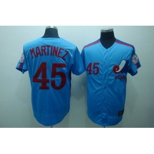 mlb montreal expos #45  martinez m&n blue