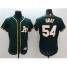 Men Oakland Athletics #54 Sonny Gray Majestic Green Flexbase Authentic Collection Player Jersey