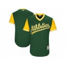 Men's 2017 Little League World Series Oakland Athletics Green Jersey