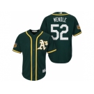 Men's Oakland Athletics #52 Joey Wendle 2017 Spring Training Cool Base Stitched MLB Jersey