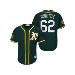 Men's Oakland Athletics #62 Sean Doolittle 2017 Spring Training Cool Base Stitched MLB Jersey