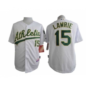 mlb jerseys oakland athletics #15 lawrie white[lawrie]