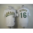 mlb jerseys oakland athletics #16 reddlck white