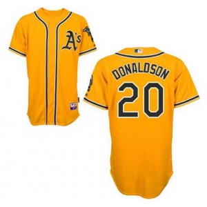mlb jerseys oakland athletics #20 donaldson yellow