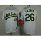 mlb jerseys oakland athletics #26 kazmir white