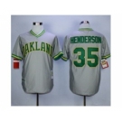 mlb jerseys oakland athletics #35 rickey henderson grey[henderson]