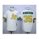 mlb jerseys oakland athletics #35 rickey henderson white[m&n][henderson]