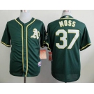 mlb jerseys oakland athletics #37 moss green