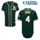 mlb jerseys oakland athletics #4 crisp green[2014 new]