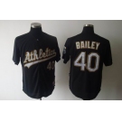 mlb jerseys oakland athletics #40 bailey black