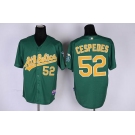 mlb jerseys oakland athletics #52 yoenis cespedes green