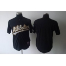 mlb jerseys oakland athletics blank black