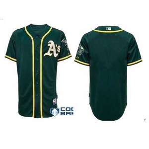 mlb jerseys oakland athletics blank green[2014 new]