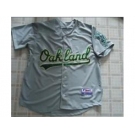 mlb jerseys oakland athletics blank grey