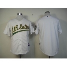 mlb jerseys oakland athletics blank white