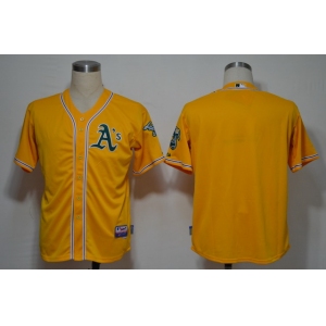 mlb jerseys oakland athletics blank yellow