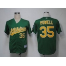 mlb oakland athletics #35 powell green