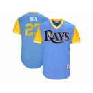 Men's 2017 Little League World Series Rays #23 Jake Odorizzi Odo Light Blue Jersey