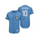 Men's Tampa Bay Rays #10 Corey Dickerson 2017 Spring Training Flex Base Authentic Collection Stitched Baseball Jersey