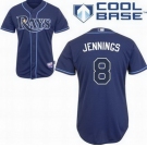 mlb Tampa Bay Rays #8 Jennings Blue(cool base)