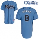 mlb Tampa Bay Rays #8 Jennings lt BLUE(cool base)