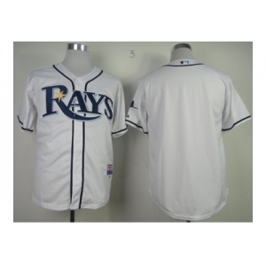 mlb jerseys tampa bay rays blank white