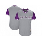 Men's 2017 Little League World Series Colorado Rockies Gray Jersey