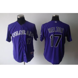 mlb jerseys colorado rockies #17 helton purple